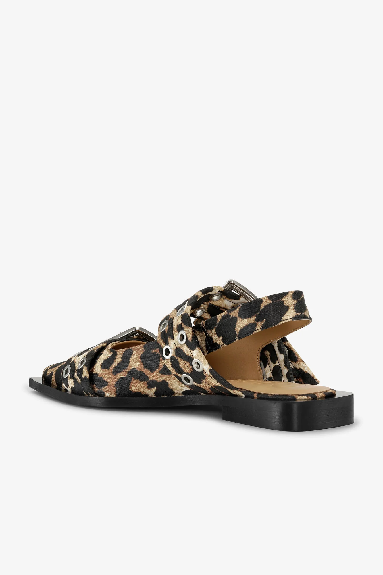 Bailarina Feminine Buckle Satin Print - Image 3