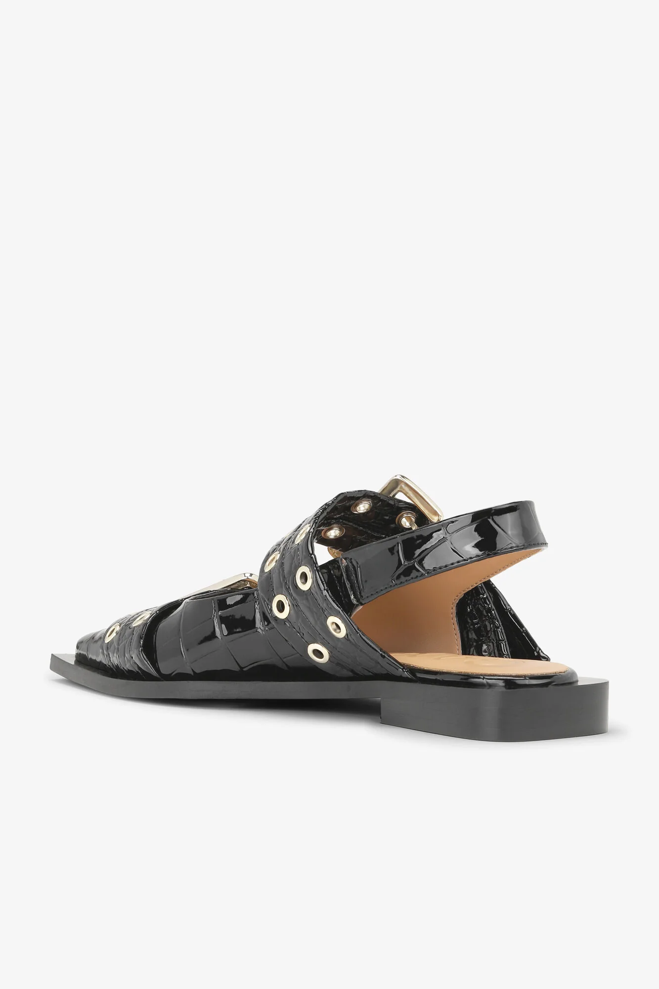Bailarinas Feminine Buckle Patent Croco - Image 3