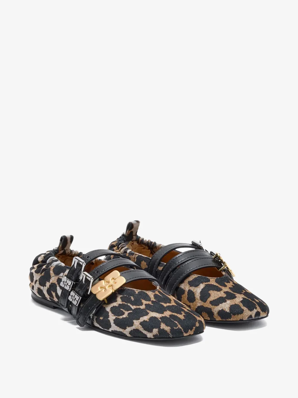 Ballerina Flocked Denim Printed Sue Triple - Image 2