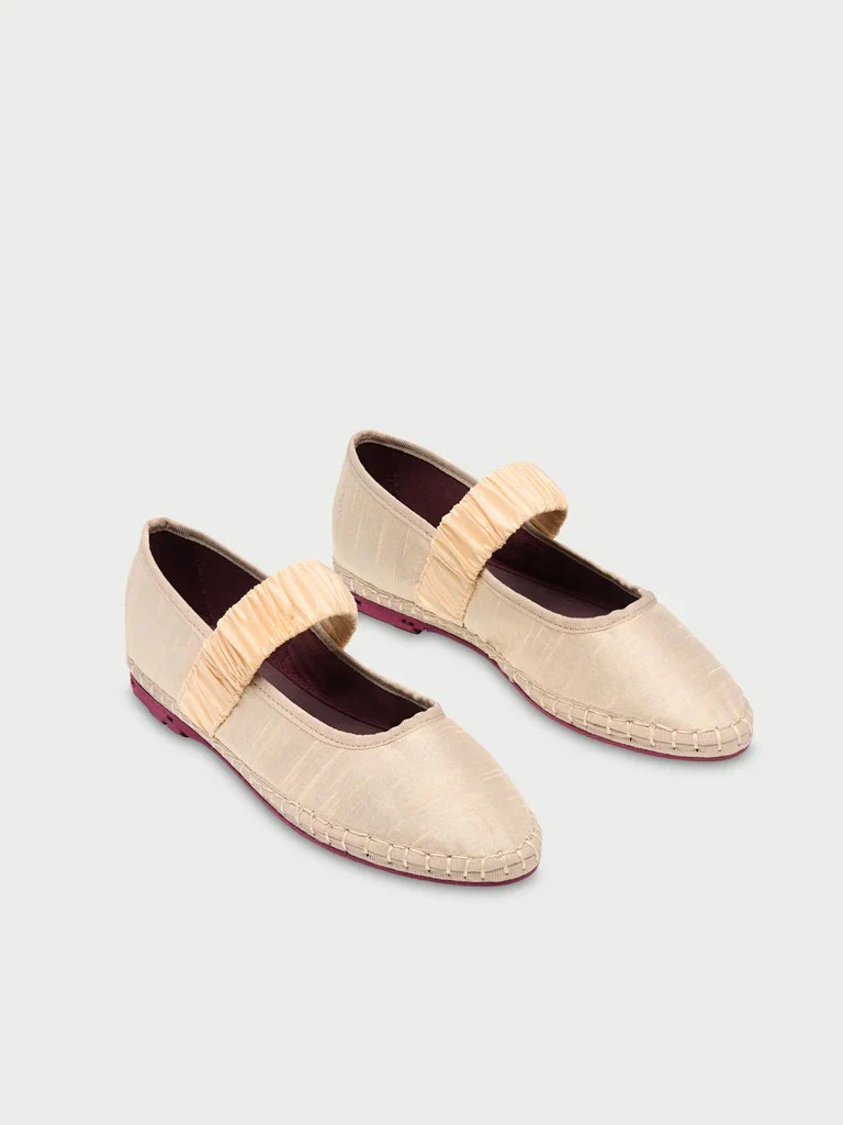 Ballerina Mafalda Camel Seda - Image 2