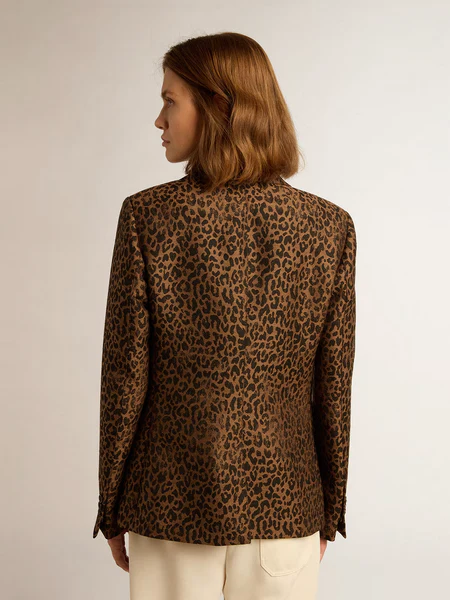 Blazer Golden W's Faded Leopard Jacquard - Image 4