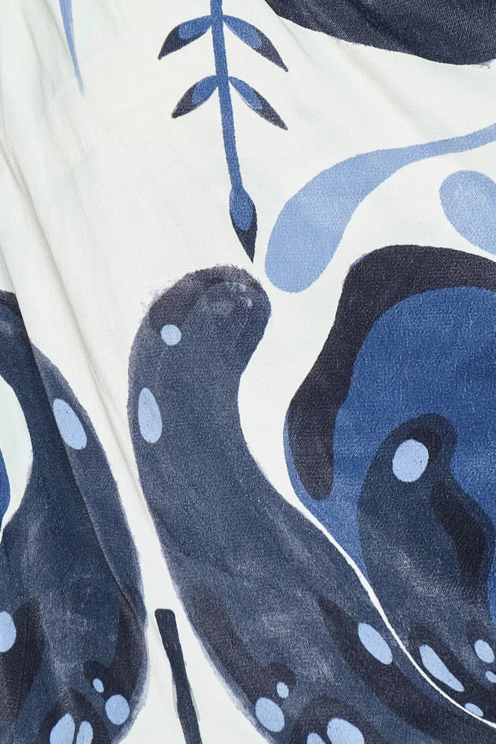 Blusa Aura De Jade Ivory Navy - Image 3