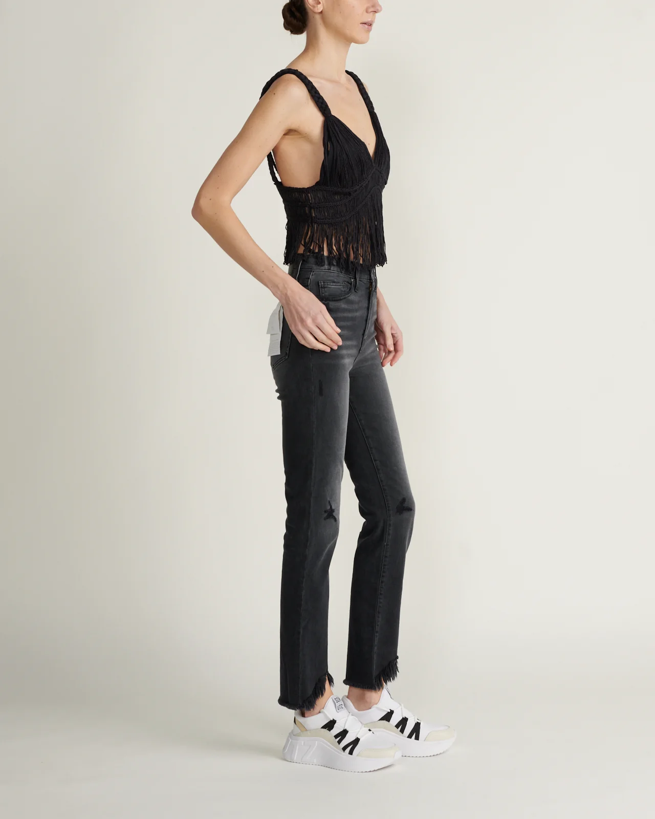 Blusa Claudette Macrame Bralette - Image 2
