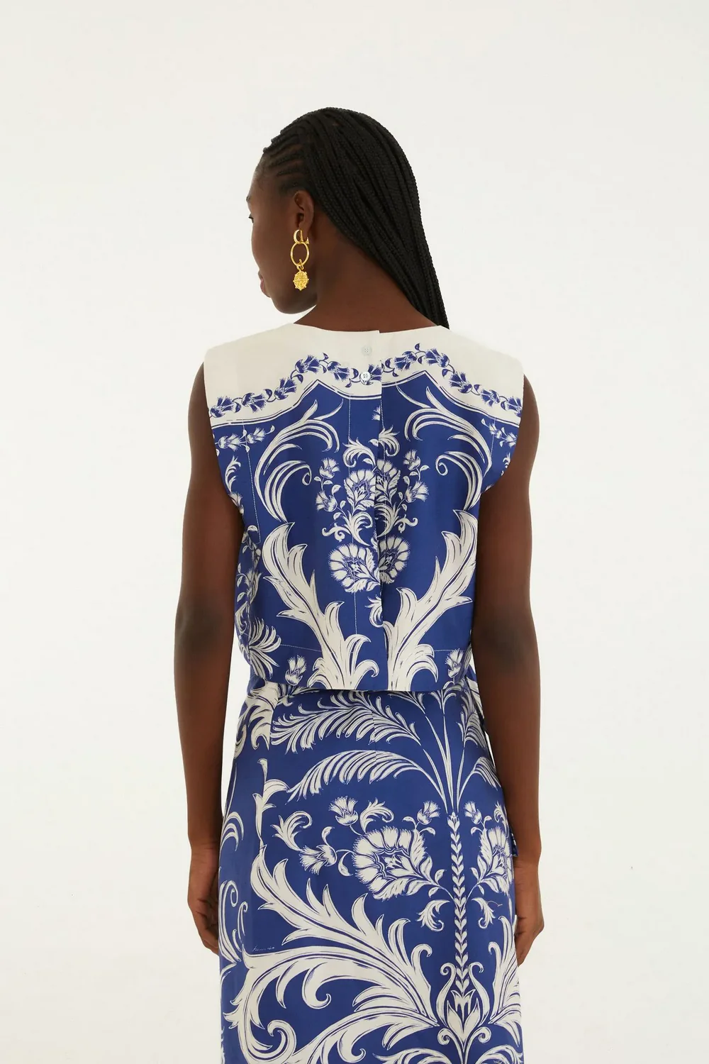 Blusa Quadrada Estampada Santorini - Image 3