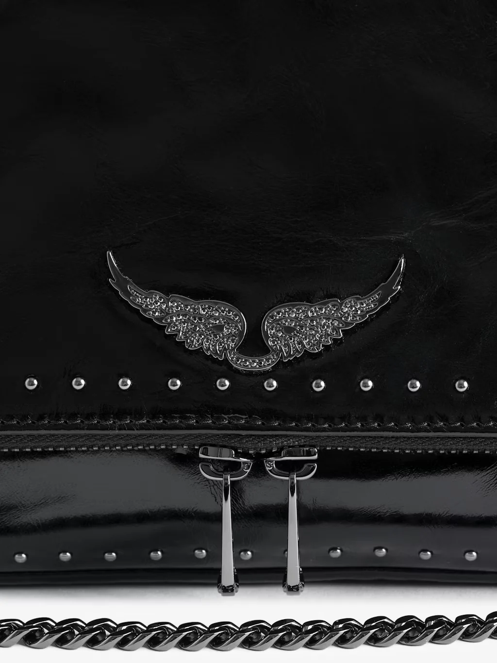 Bolso Rocky Ii Vintage Patent Studs - Image 4