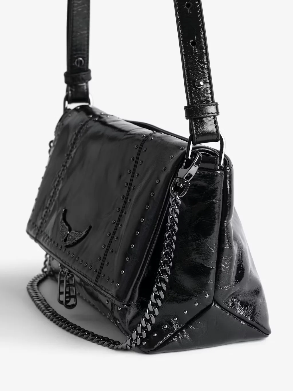 Bolso Rocky Ii Vintage Patent Studs - Image 5