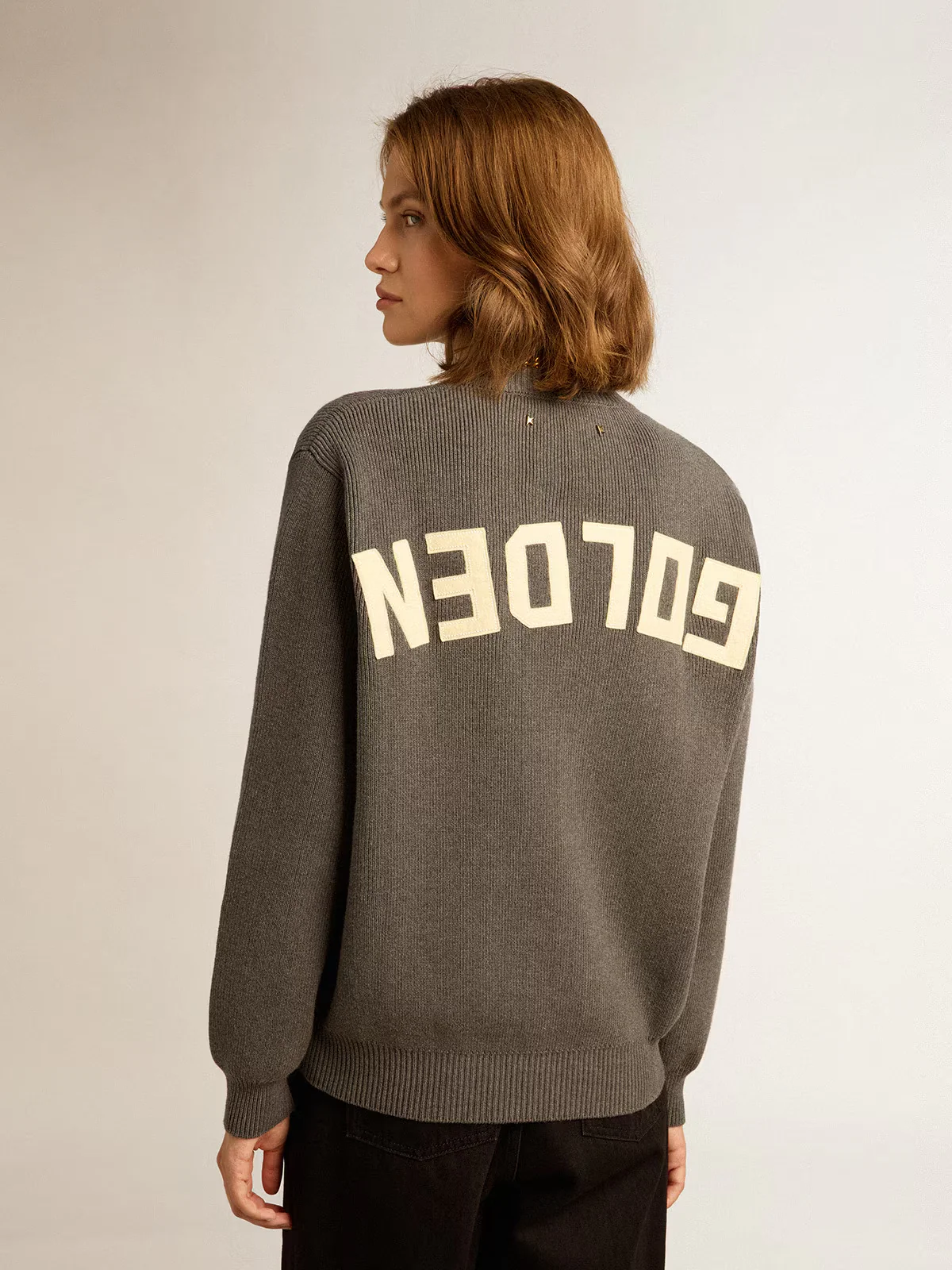 Jersey Golden W Boyfriend Knit Cotton With Logo Mujer - Image 4