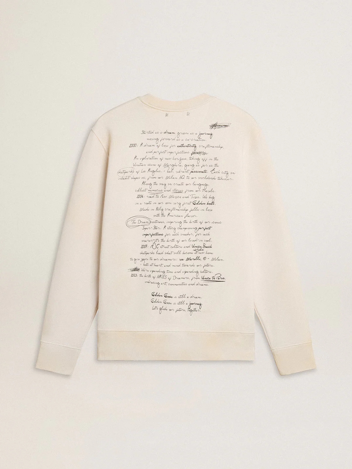 Jersey Journey Cotton Fleece Letter Print Mujer - Image 2