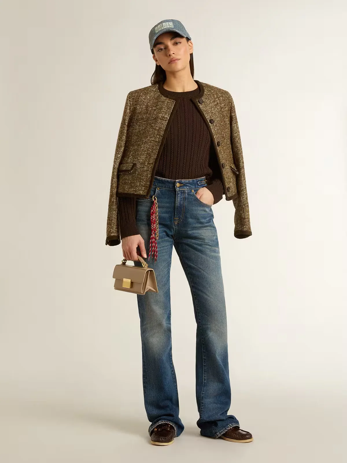Jersey Journey Knit Shoulder Botton Wool Cable Mujer - Image 6