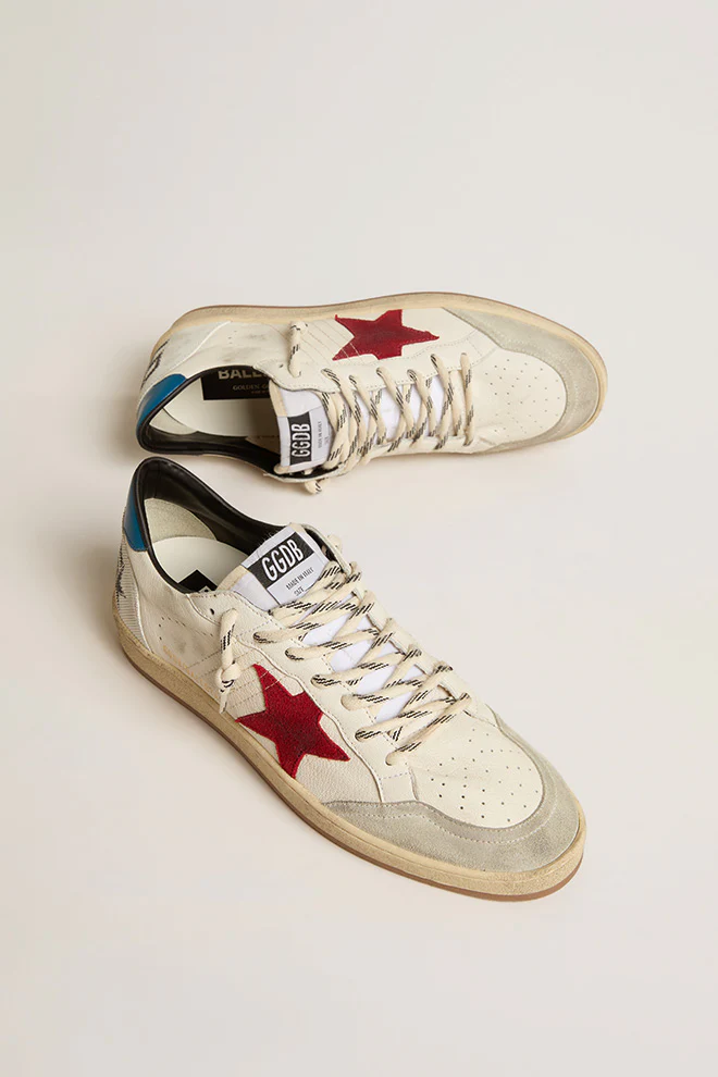 Zapatilla Golden Goose Ball Star Nappa Upper With Ornamental Stitching Mujer - Image 2