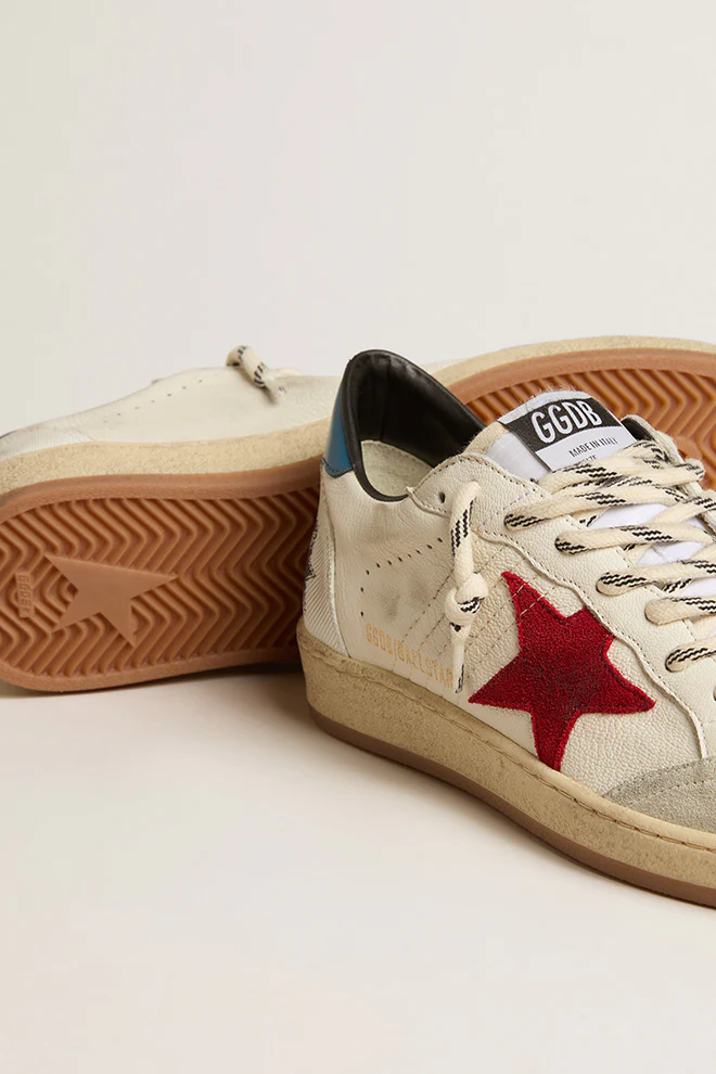 Zapatilla Golden Goose Ball Star Nappa Upper With Ornamental Stitching Mujer - Image 3