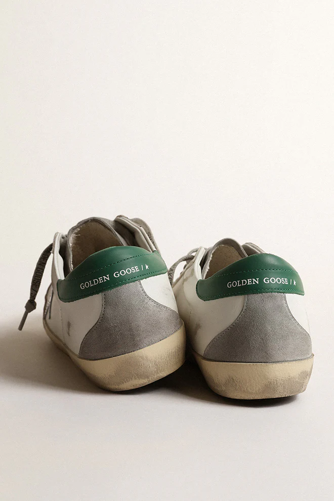 Zapatillas Golden Goose Super-Star Leather Upper And Heel Suede Toe Hombre - Image 3