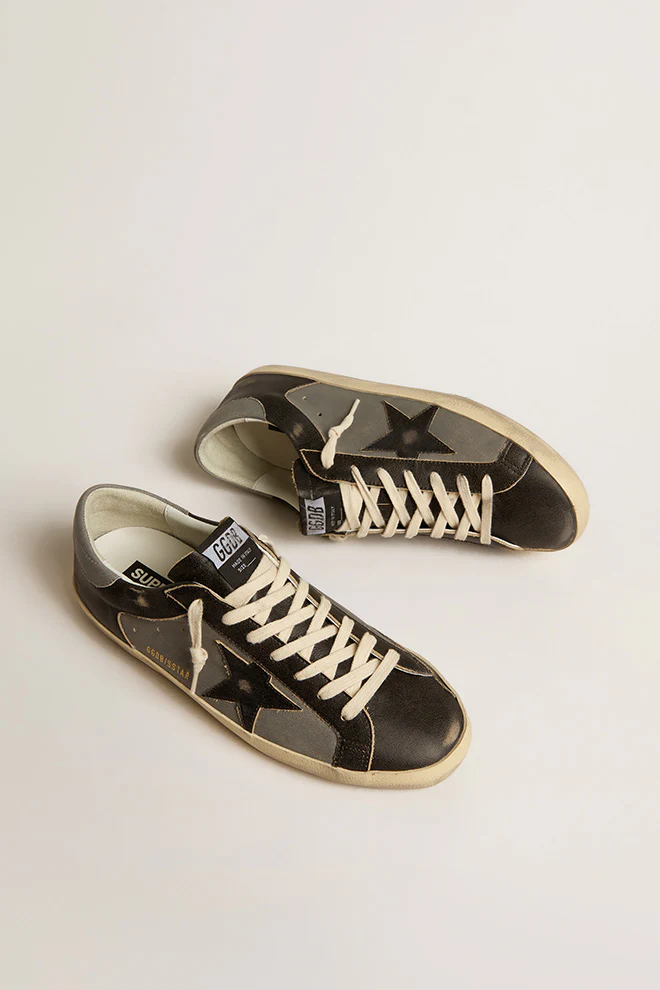 Zapatillas Golden Goose Super Star Leather Upper Star And Heel Hombre - Image 2
