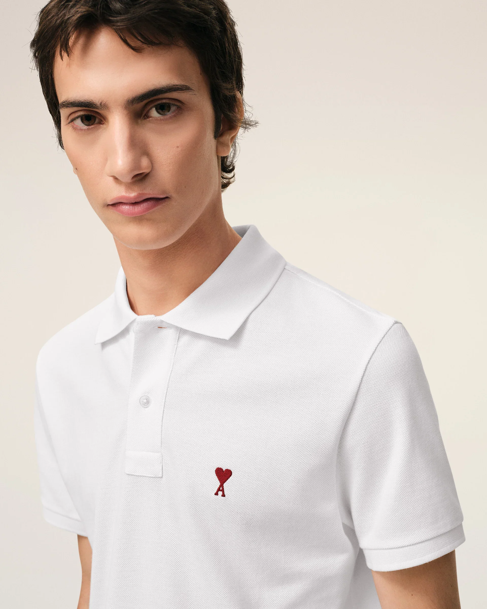 Polo De Algodón Negro Ami De Coeur Unisex - Image 2