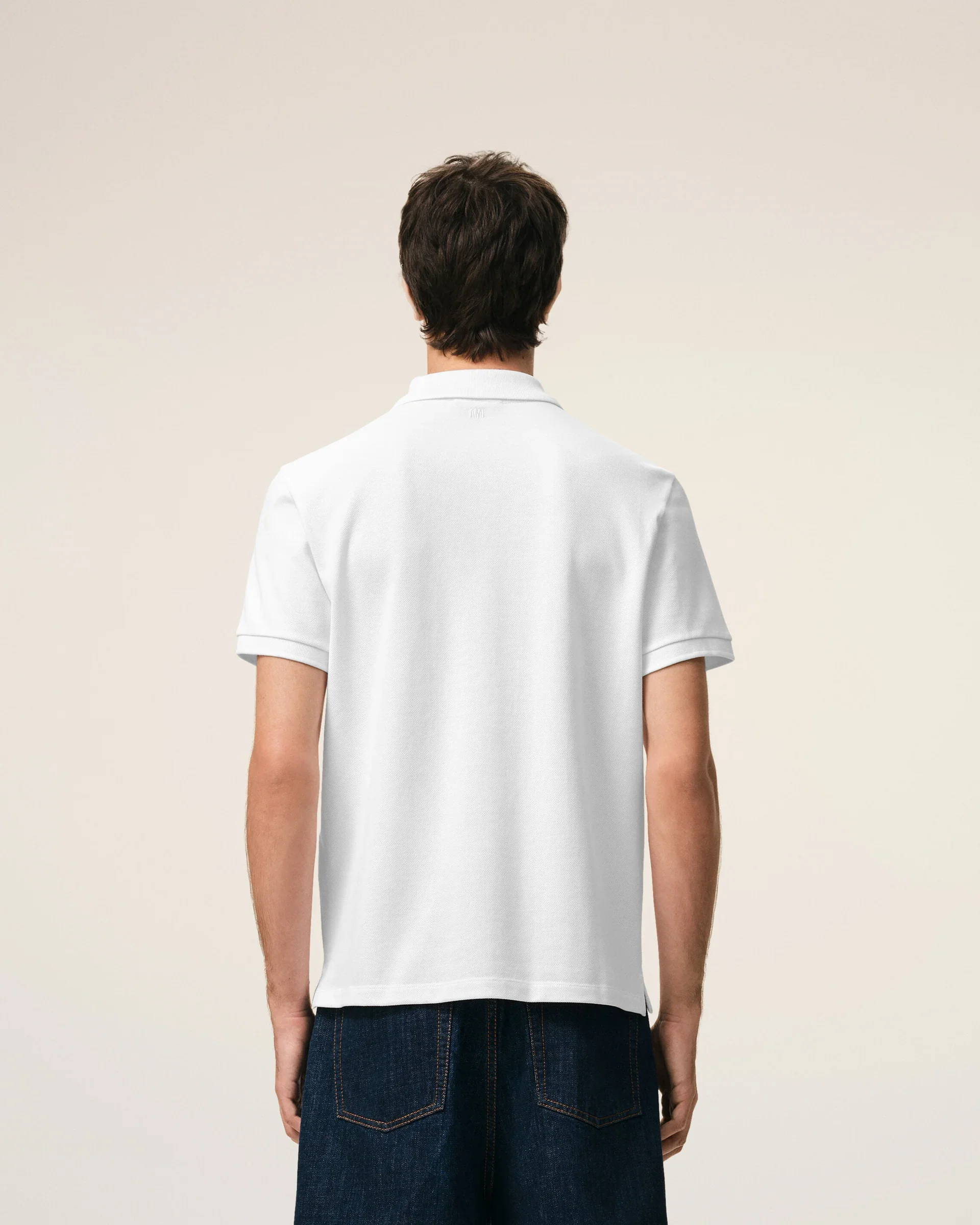 Polo De Algodón Negro Ami De Coeur Unisex - Image 3