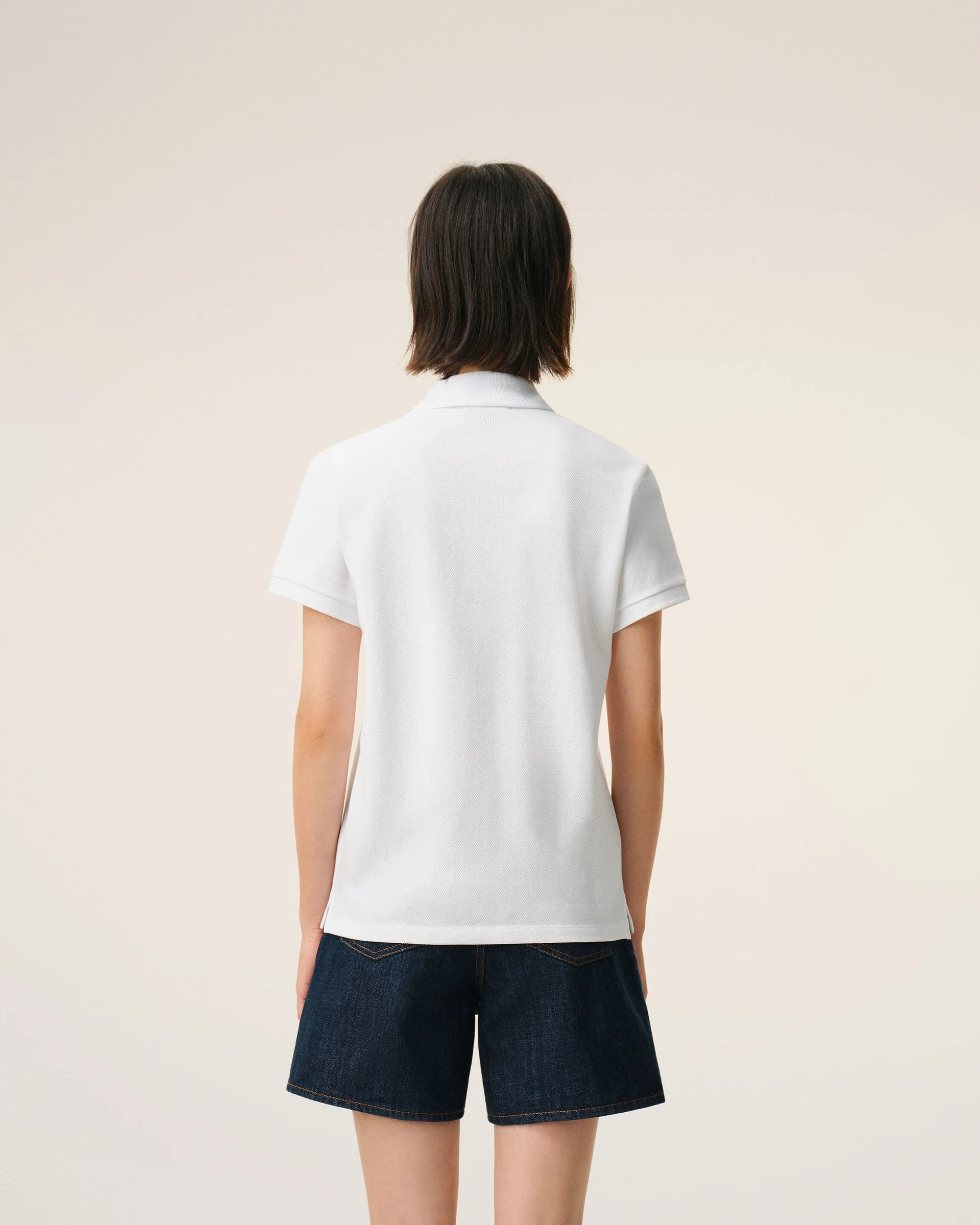 Polo De Algodón Negro Ami De Coeur Unisex - Image 5