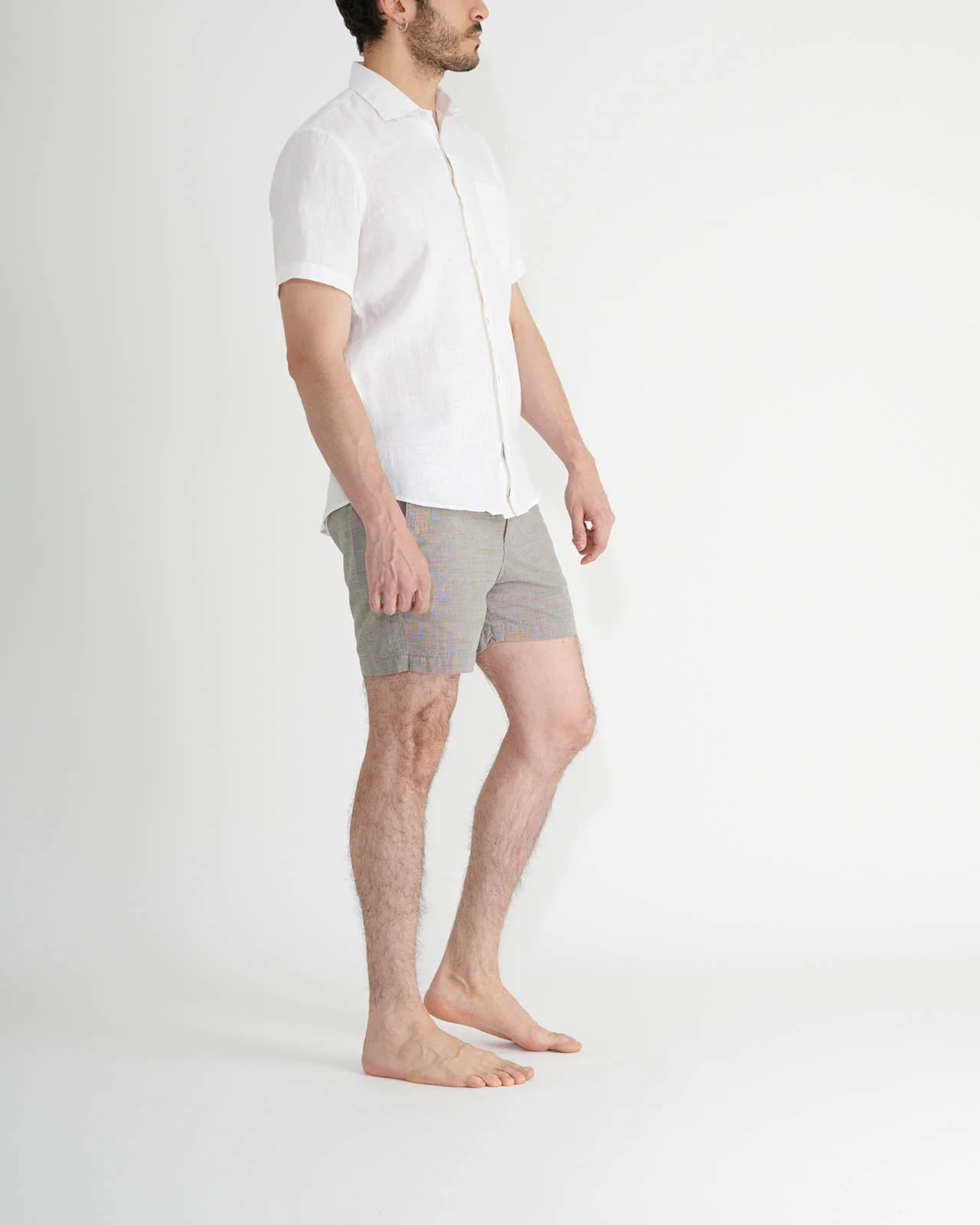Camisa De Lino Manga Corta - Image 3