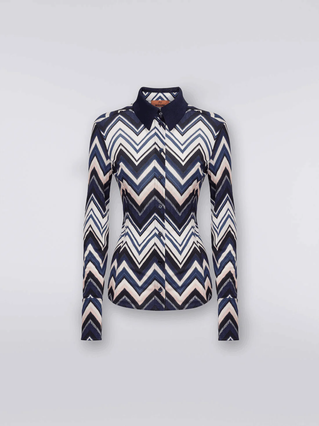 Camisa De Viscosa Con Estampado Zigzag - Image 5