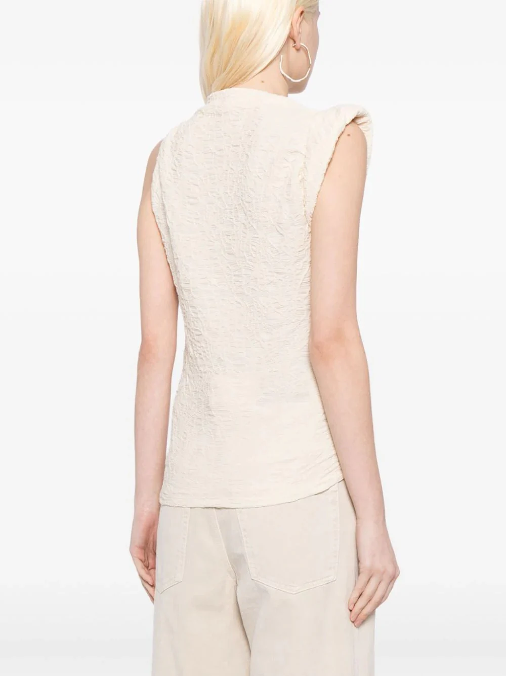 Camisa Fabiena Ecru Mainline - Image 4