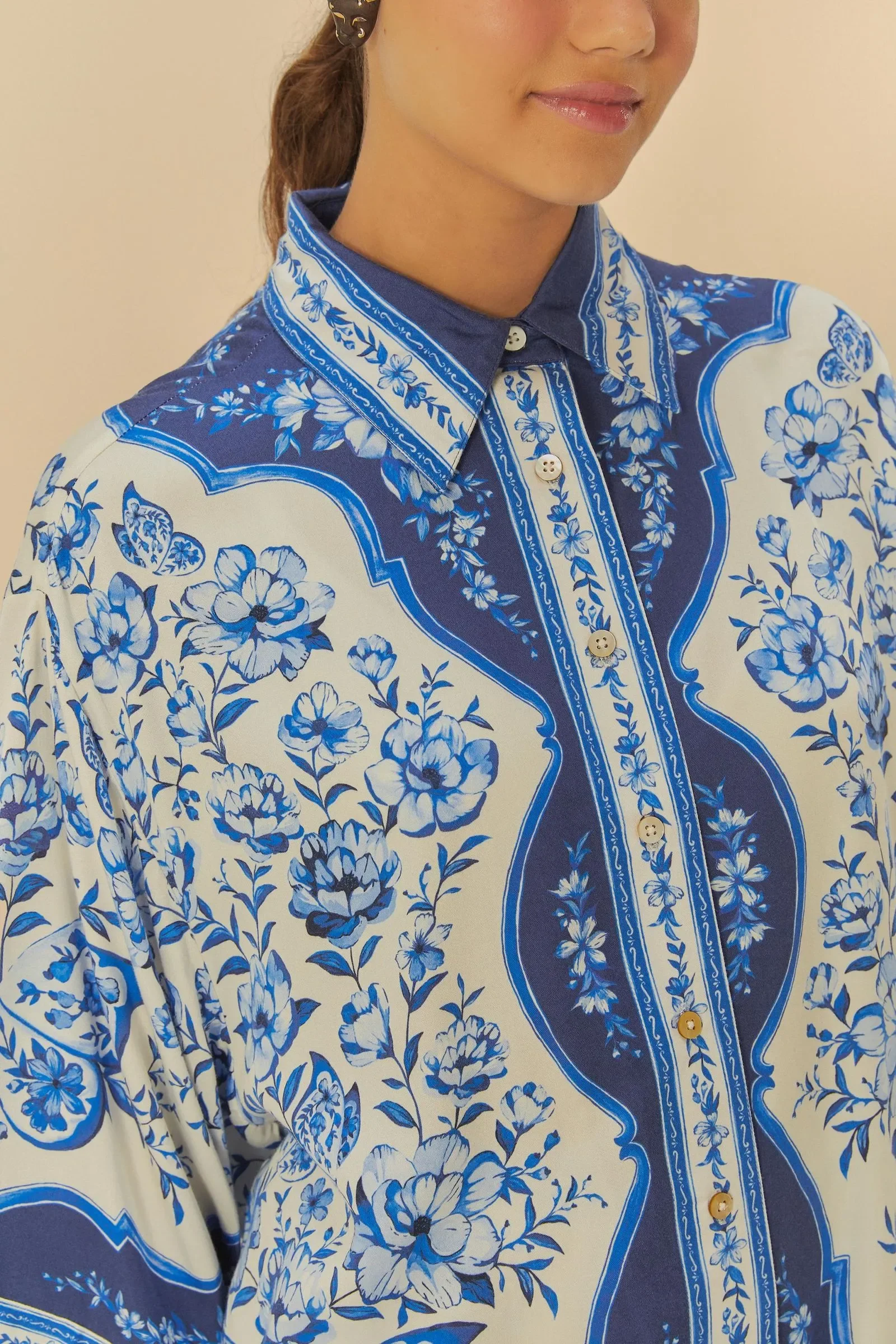 Camisa Jardin Porcelana - Image 4