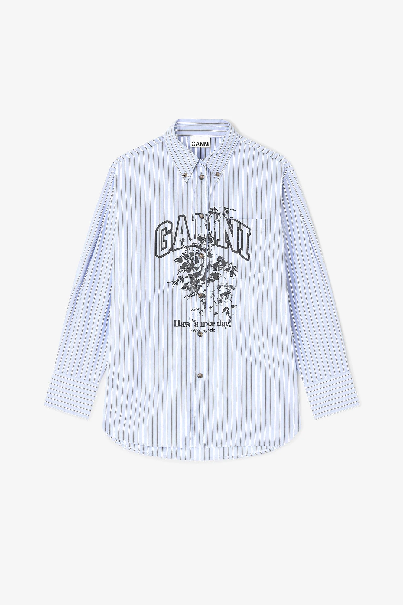 Camisa Oversized Stripe Cotton - Image 4