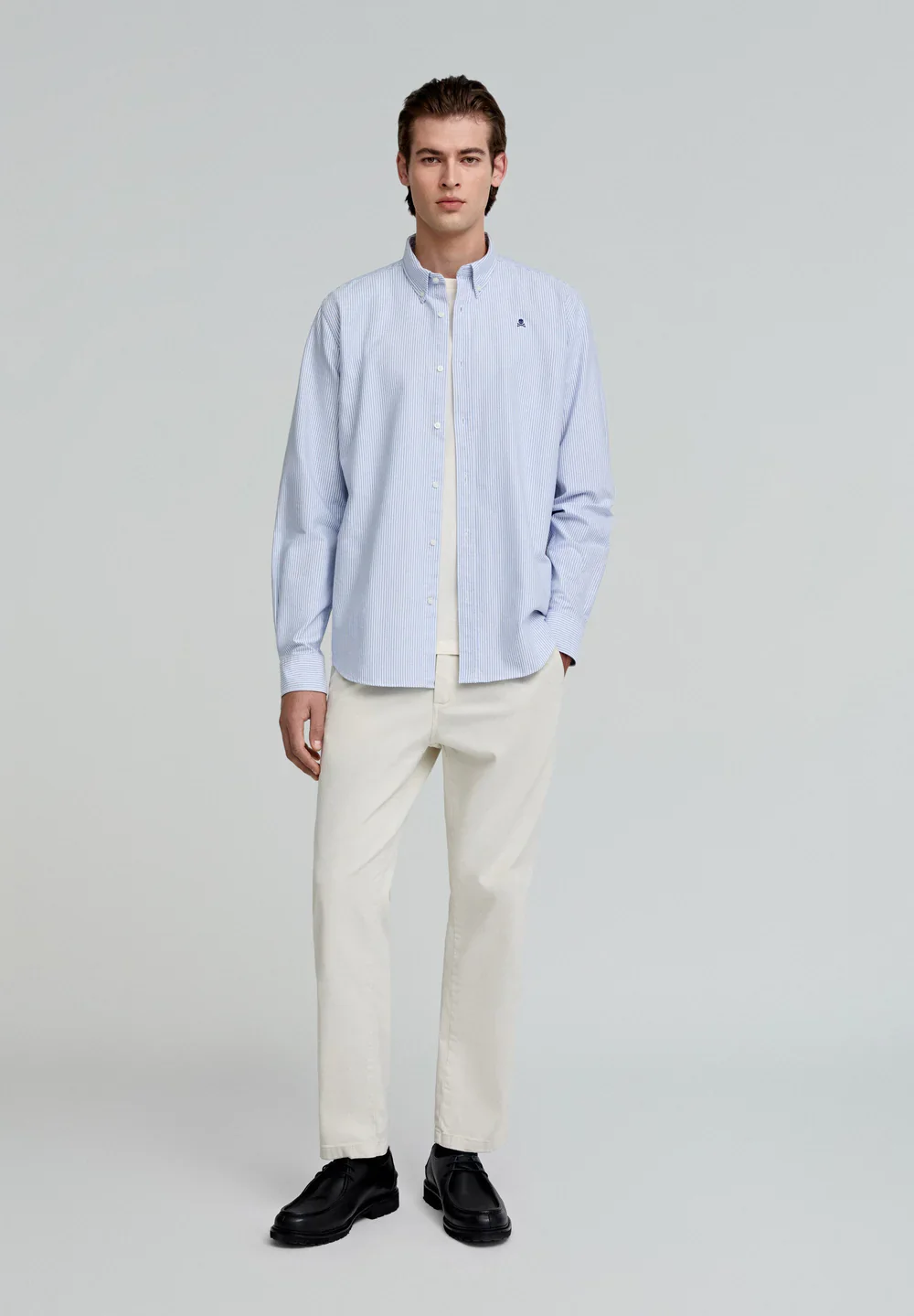 Camisa Oxford Calavera Contraste - Image 3