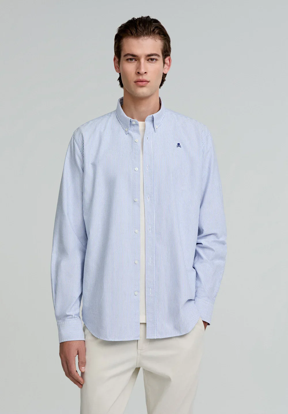 Camisa Oxford Calavera Contraste - Image 4