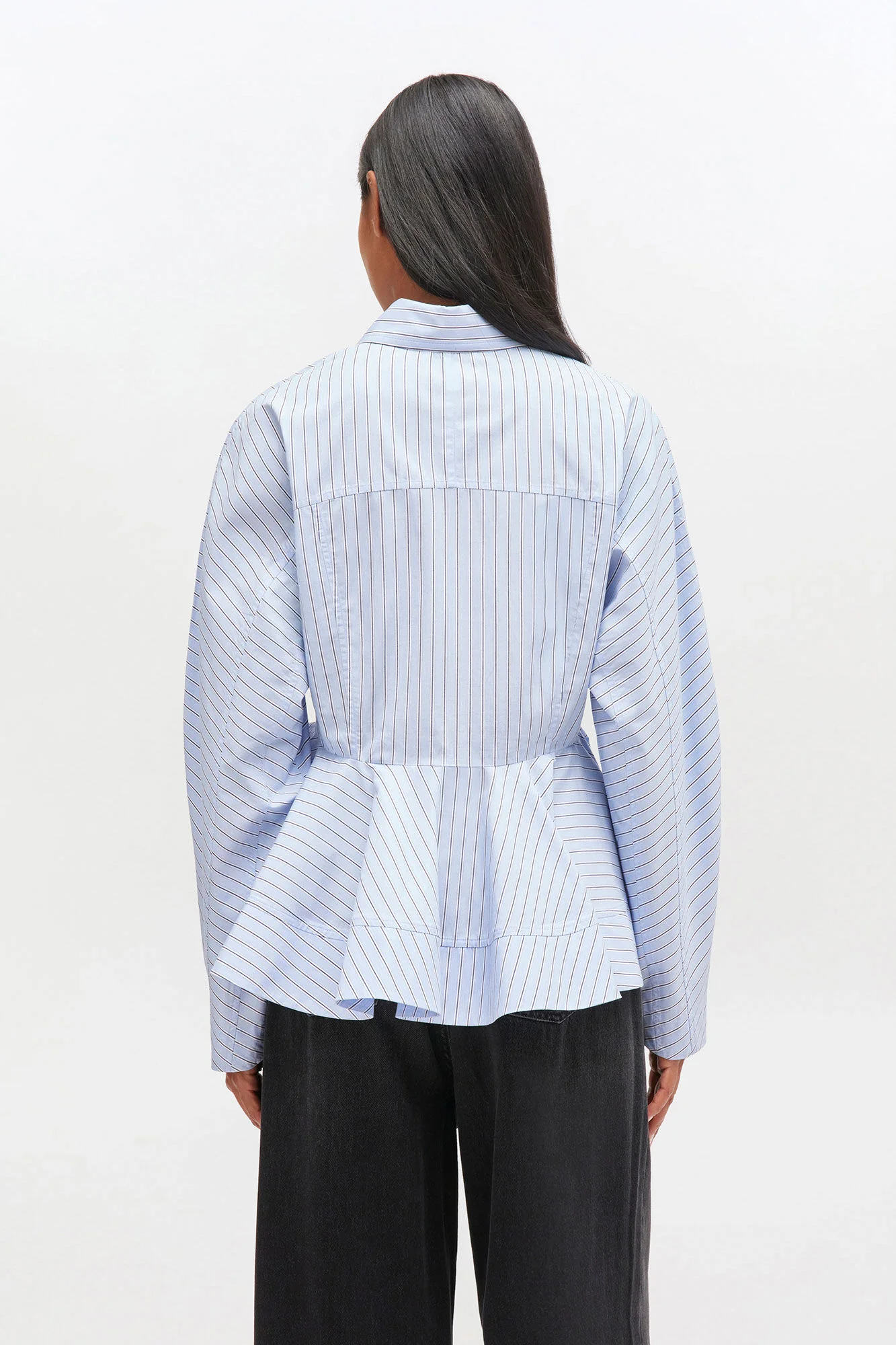 Camisa Peplum Stripe Cottom - Image 3
