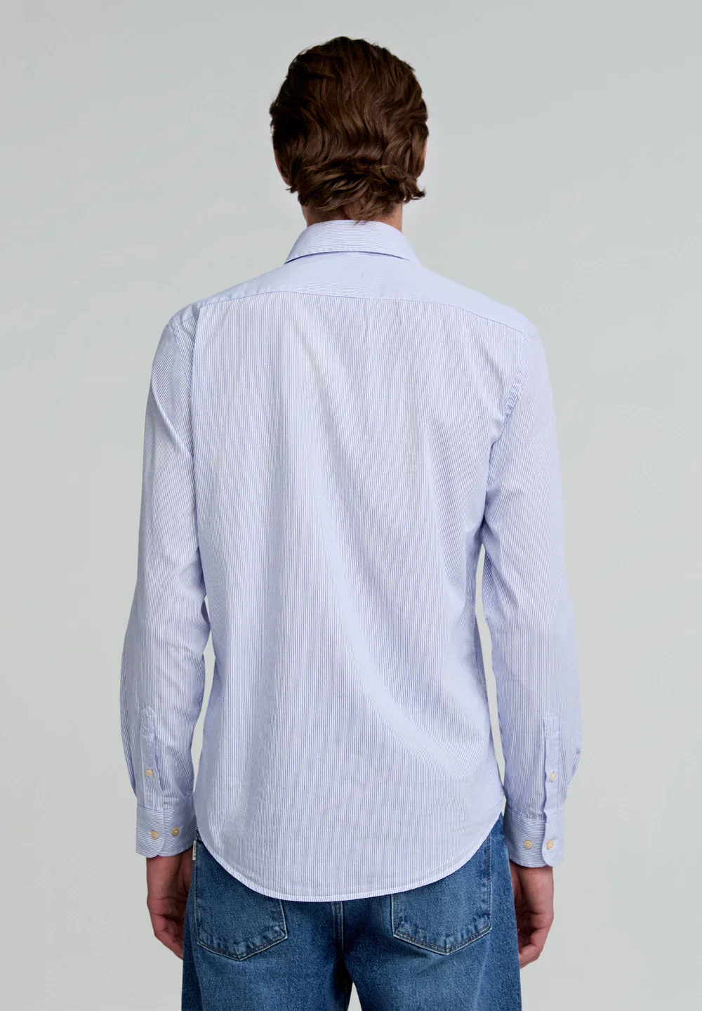 Camisa White Blue Stripes - Image 5