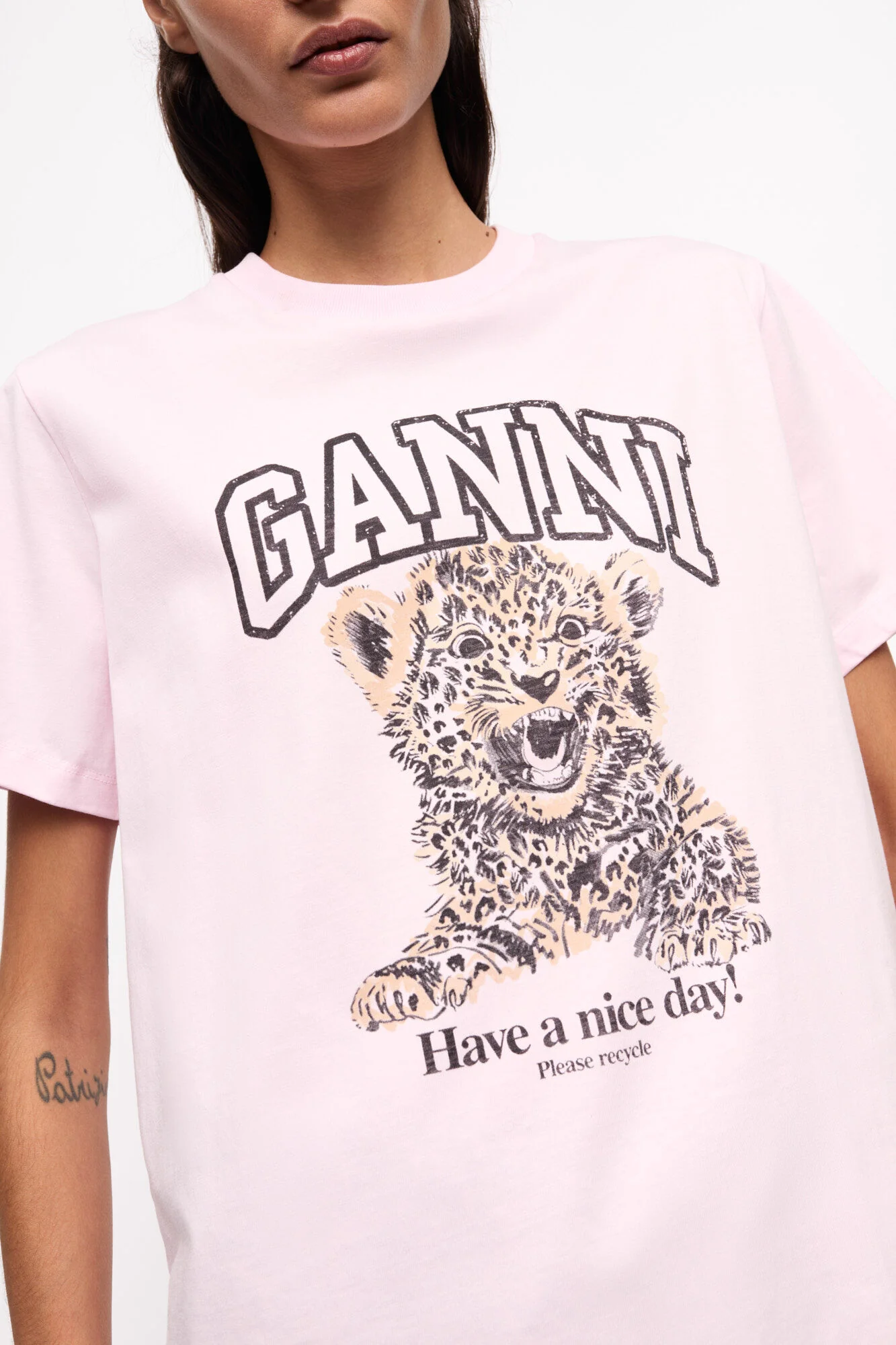 Camiseta Básica Holgada De Leopardo - Image 4