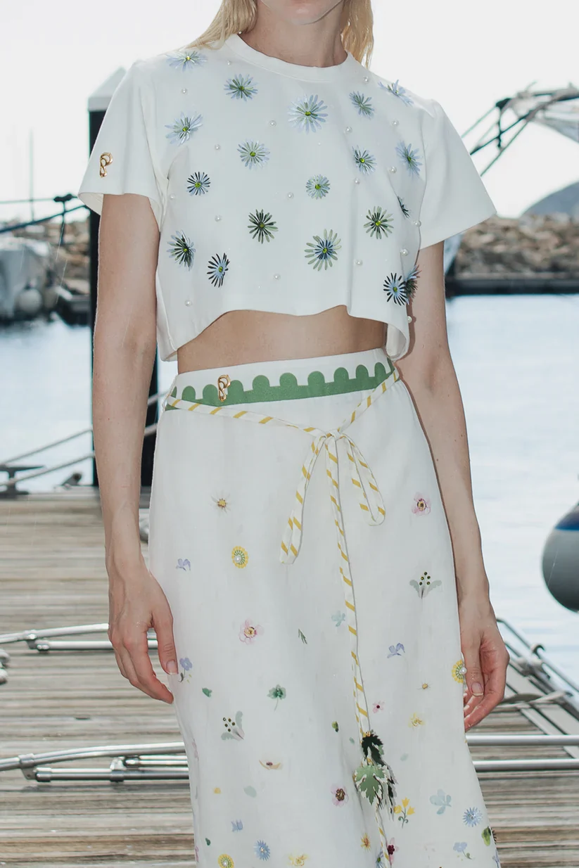 Camiseta Floral Cropped - Image 4