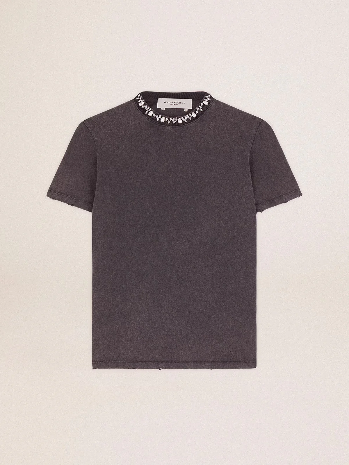 T-Shirt Golden Goose Mujer Distress - Image 2