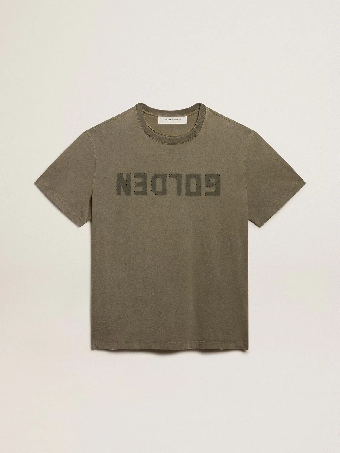 T-Shirt Golden Goose Distressed Hombre - Image 2
