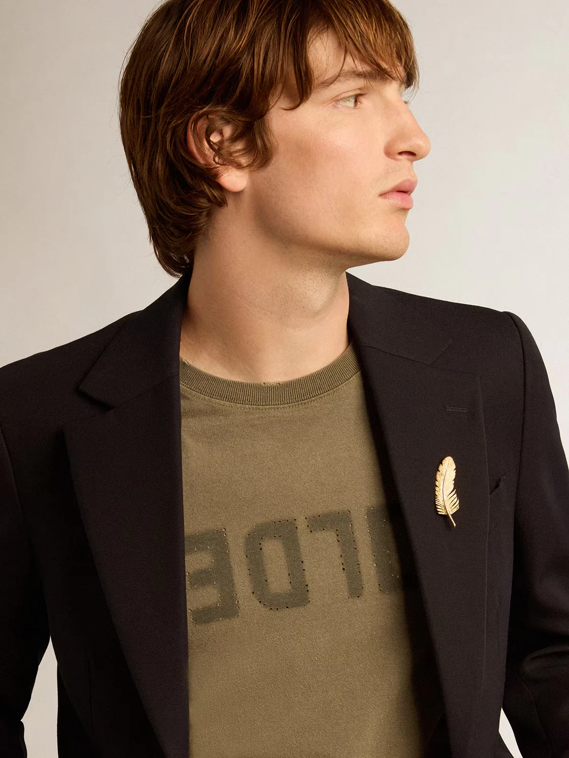 T-Shirt Golden Goose Distressed Hombre - Image 5