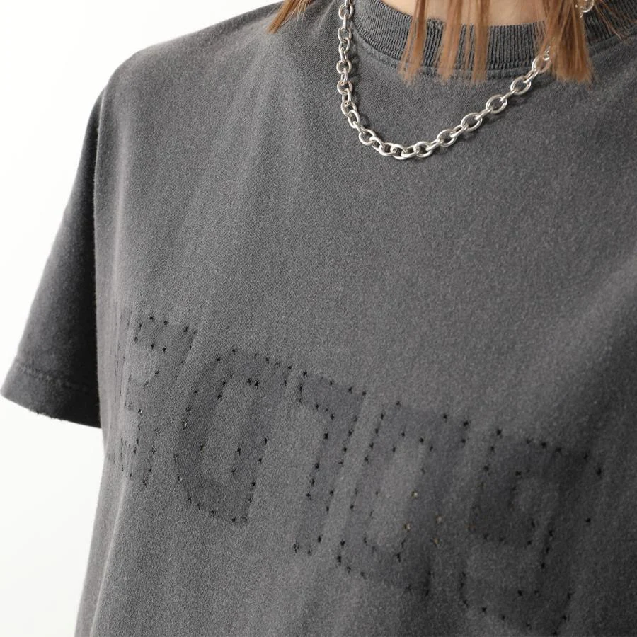 T-Shirt Golden W Reg Dist Cotton Jersey With Logo Mujer - Image 5