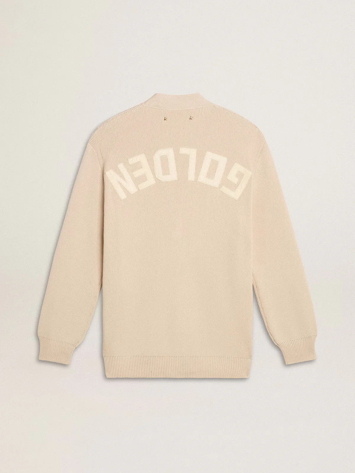 Cardigan Golden Knit With Logo - Image 5