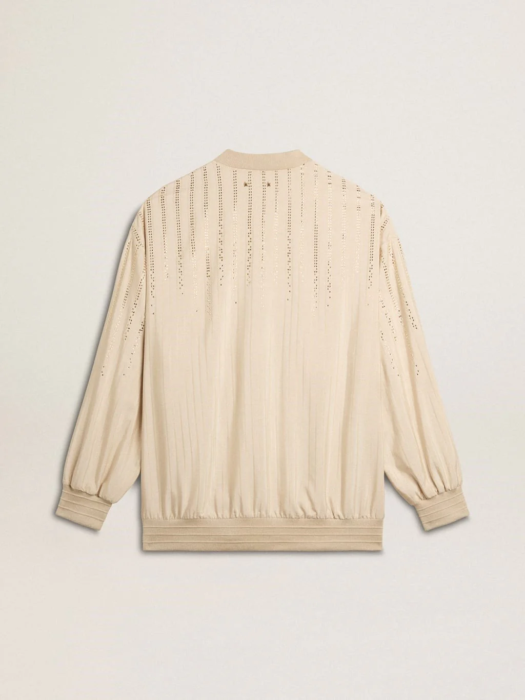 Cárdigan Golde Goose Journey Silkviscose Pinstripes Mujer - Image 3