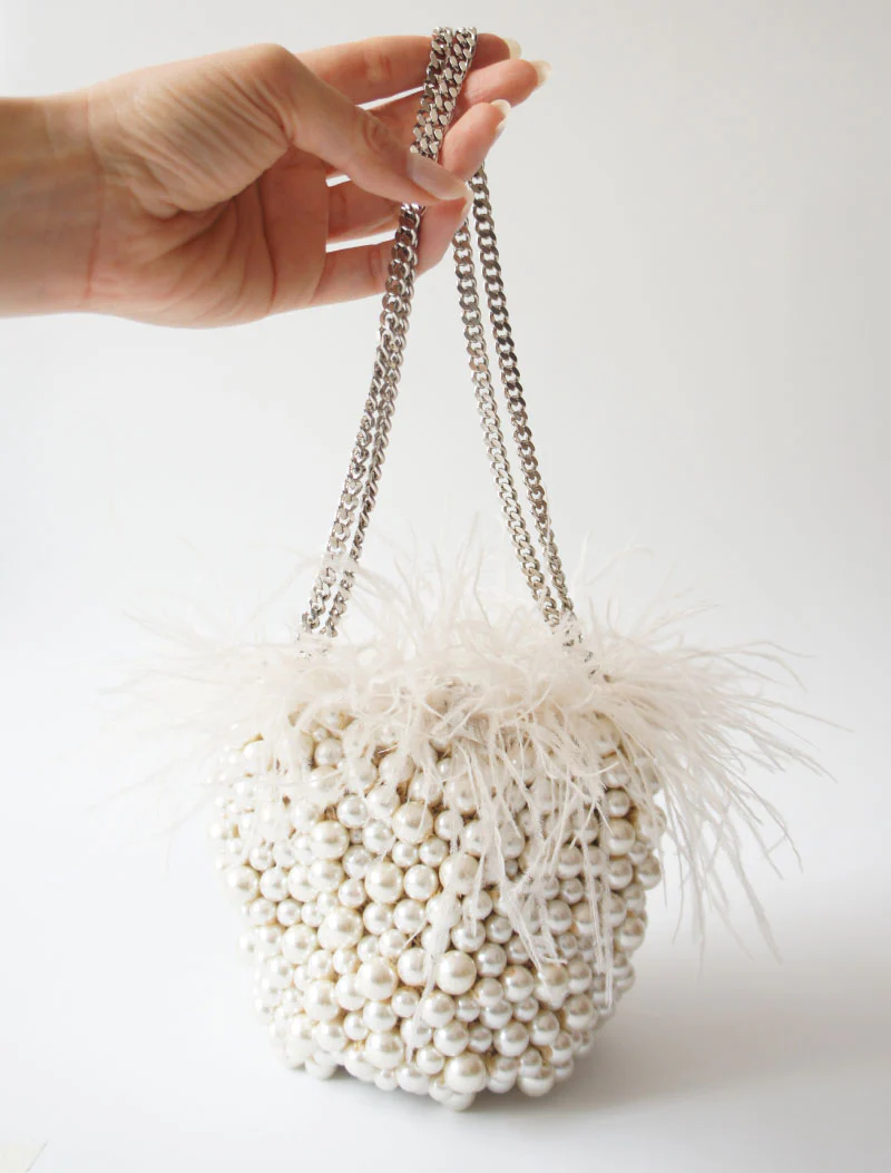Cartera Crown Pearl White - Image 2