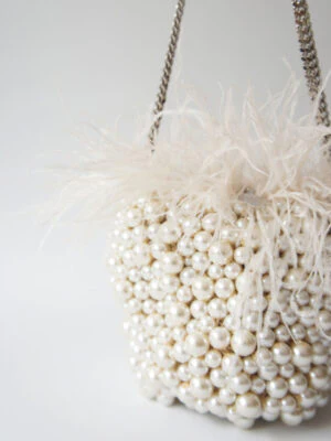Cartera Crown Pearl White - Image 3