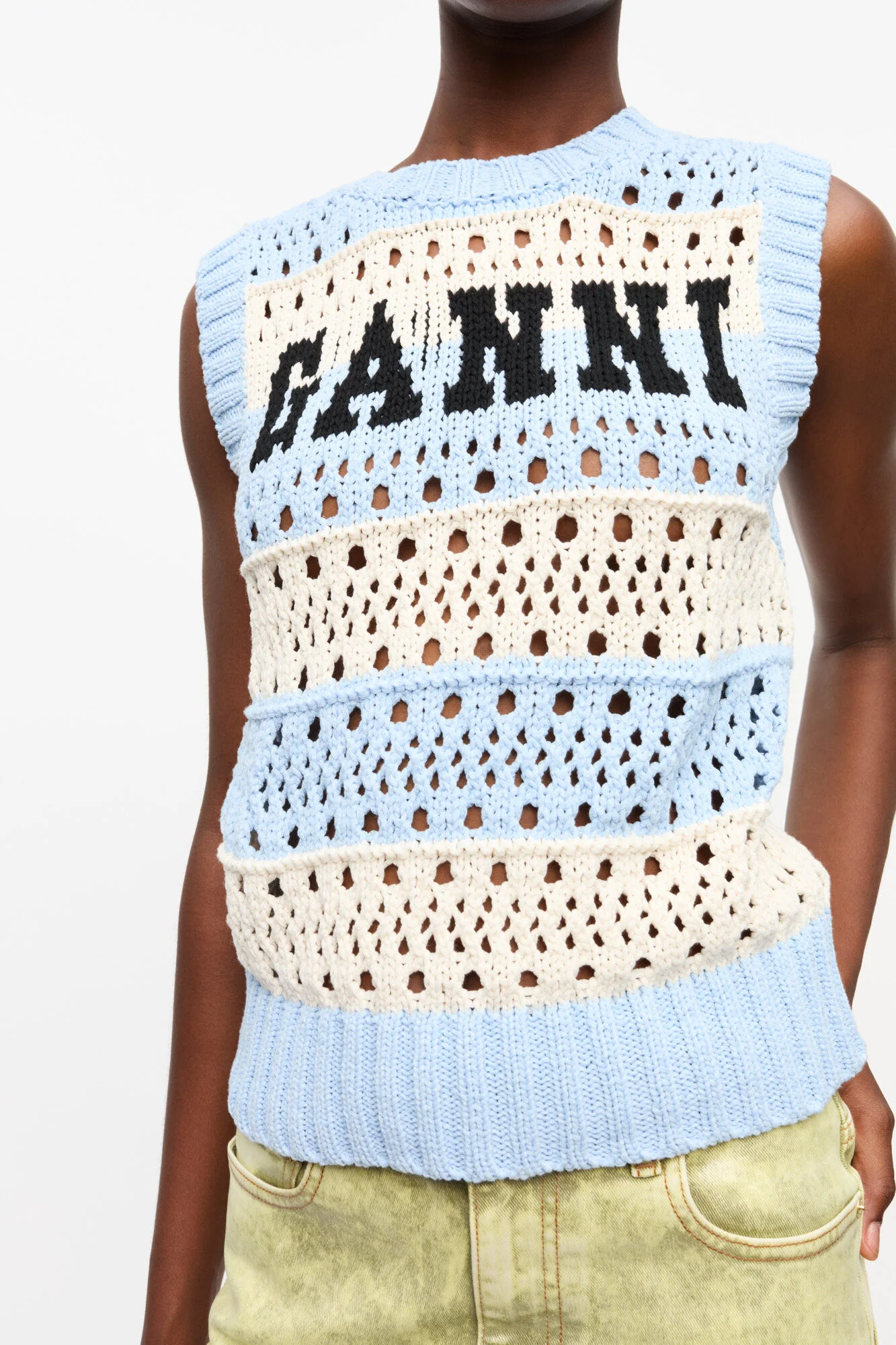 Chaleco Cotton Mix Striped - Image 4
