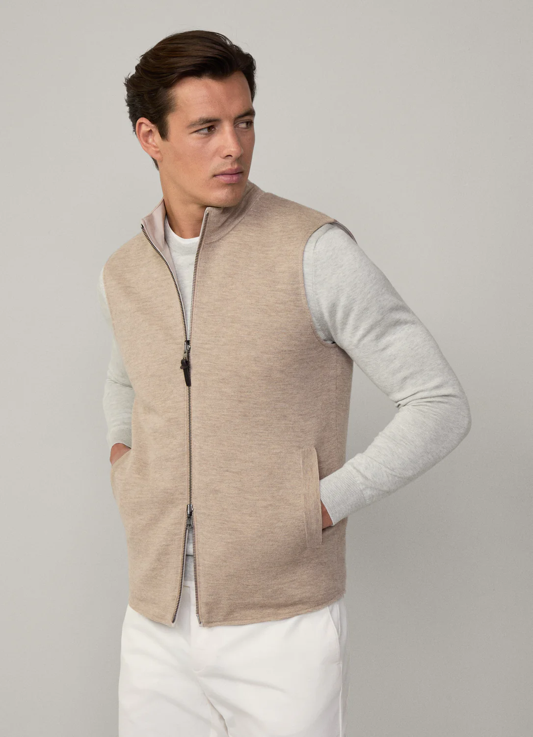 Chaleco Knit Nylon Gilet - Image 2