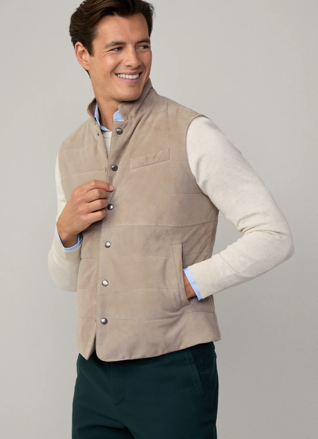 Chaleco Suede Regent Gilet - Image 3