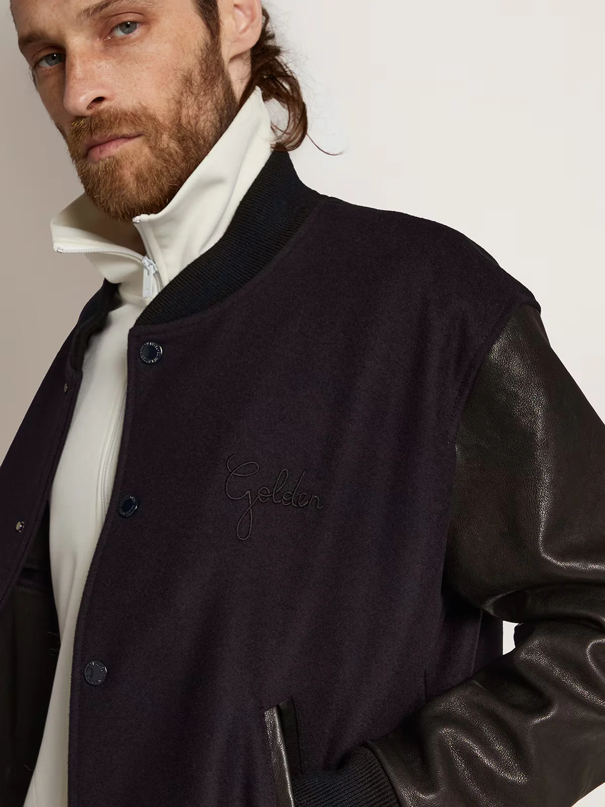 Chaqueta Bomber Compact Cloth Wool - Image 3