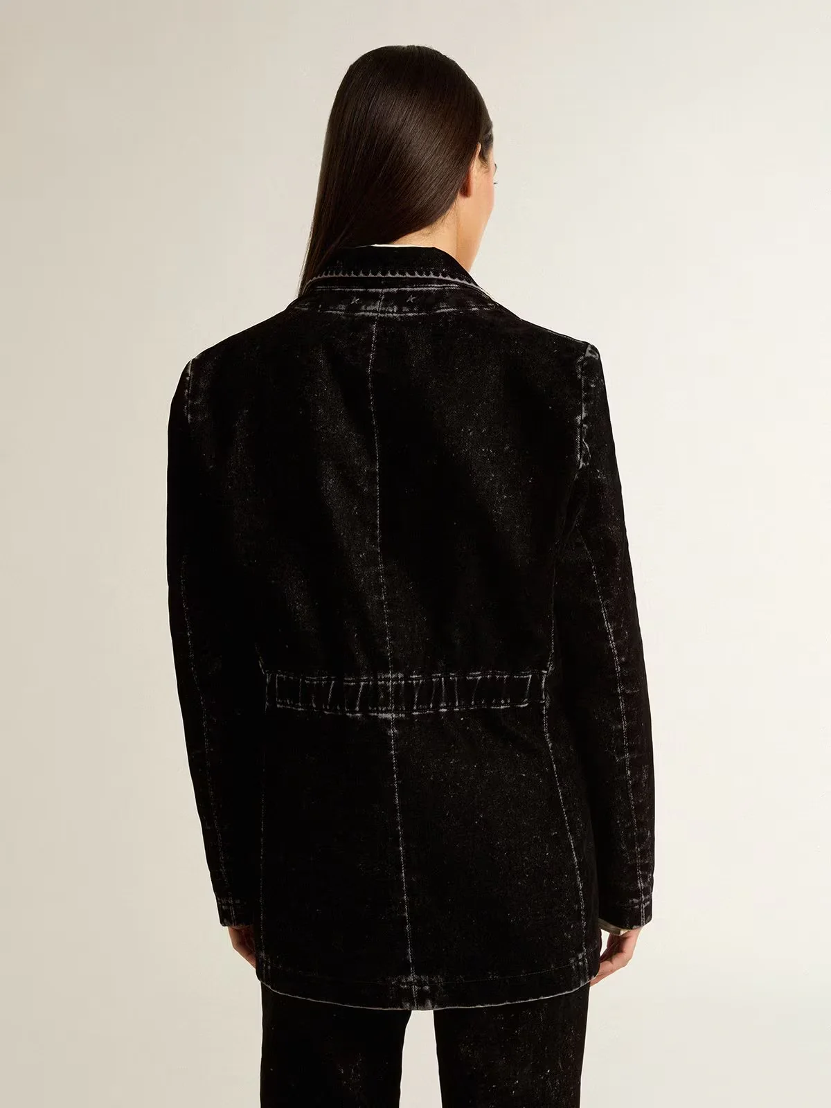 Chaqueta Denim Velvet Washed - Image 2