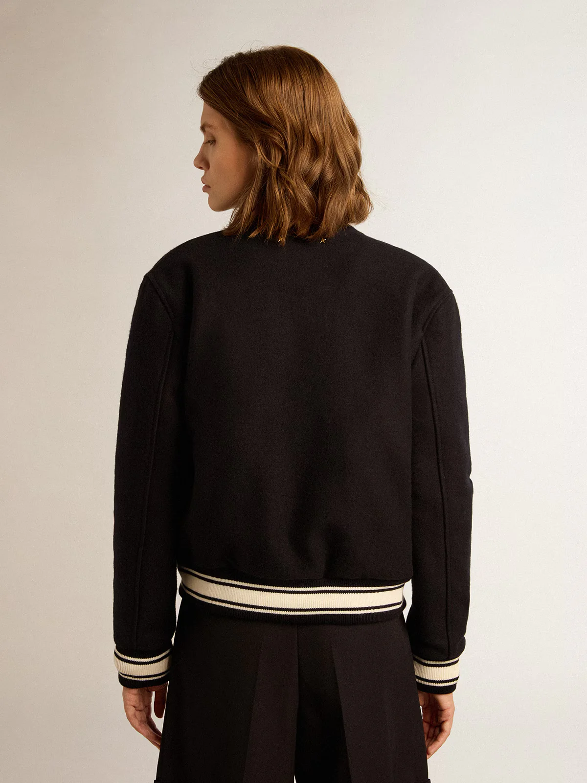 Chaqueta Golden Bomber Compact Cloth Wool - Image 2