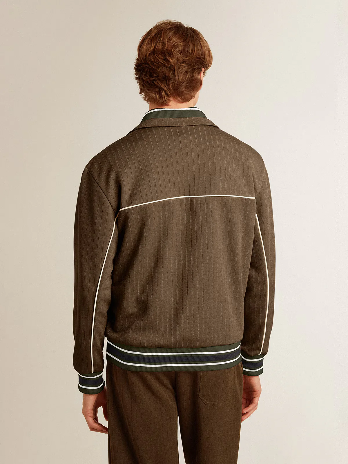 Chaqueta Golden Goose Star Zipped Raglan Track Hombre - Image 4