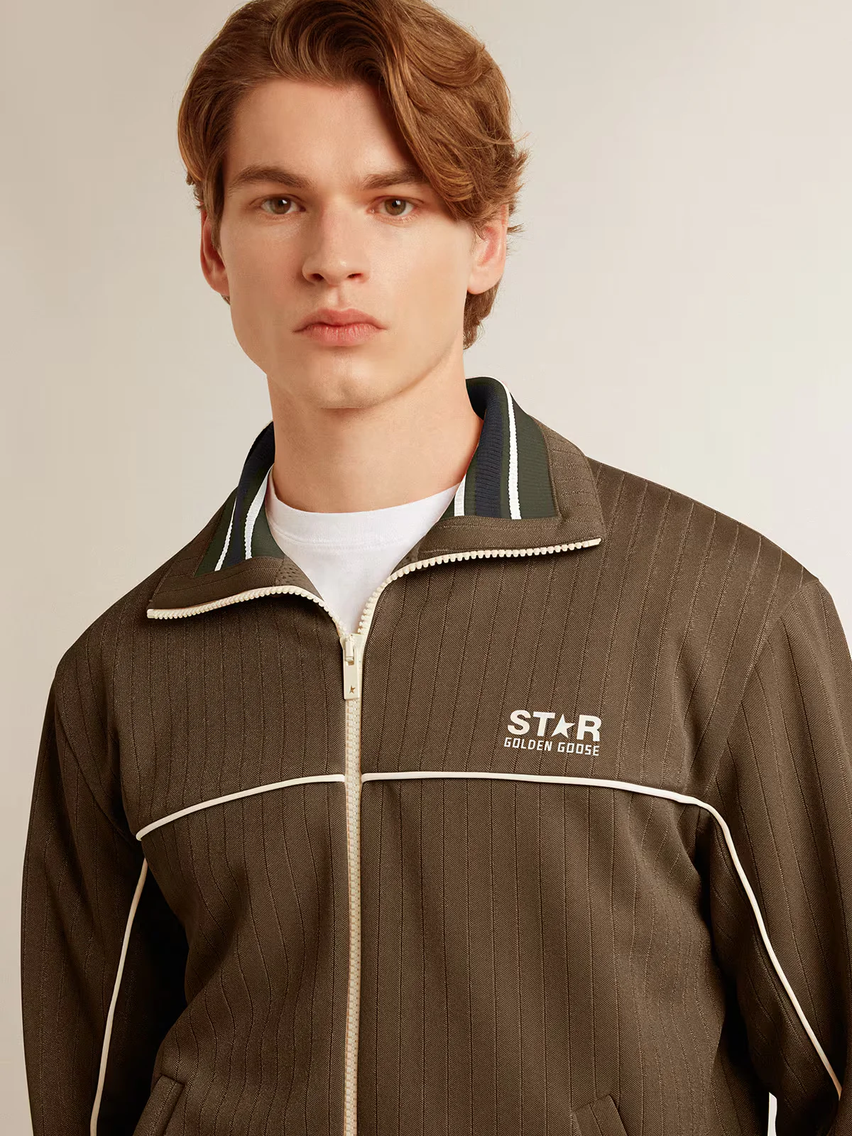 Chaqueta Golden Goose Star Zipped Raglan Track Hombre - Image 5