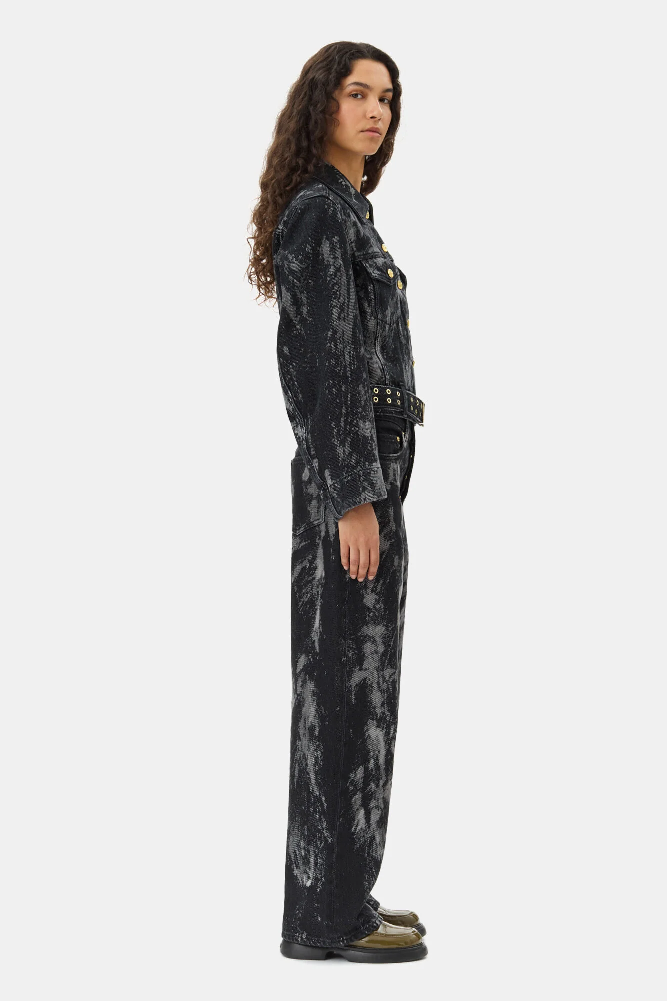 Chaqueta Heavy En Denim Belted - Image 2