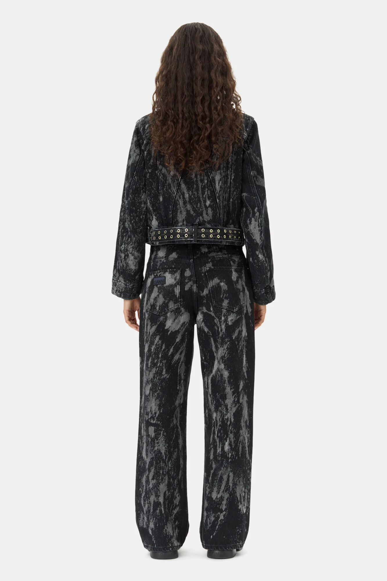 Chaqueta Heavy En Denim Belted - Image 3