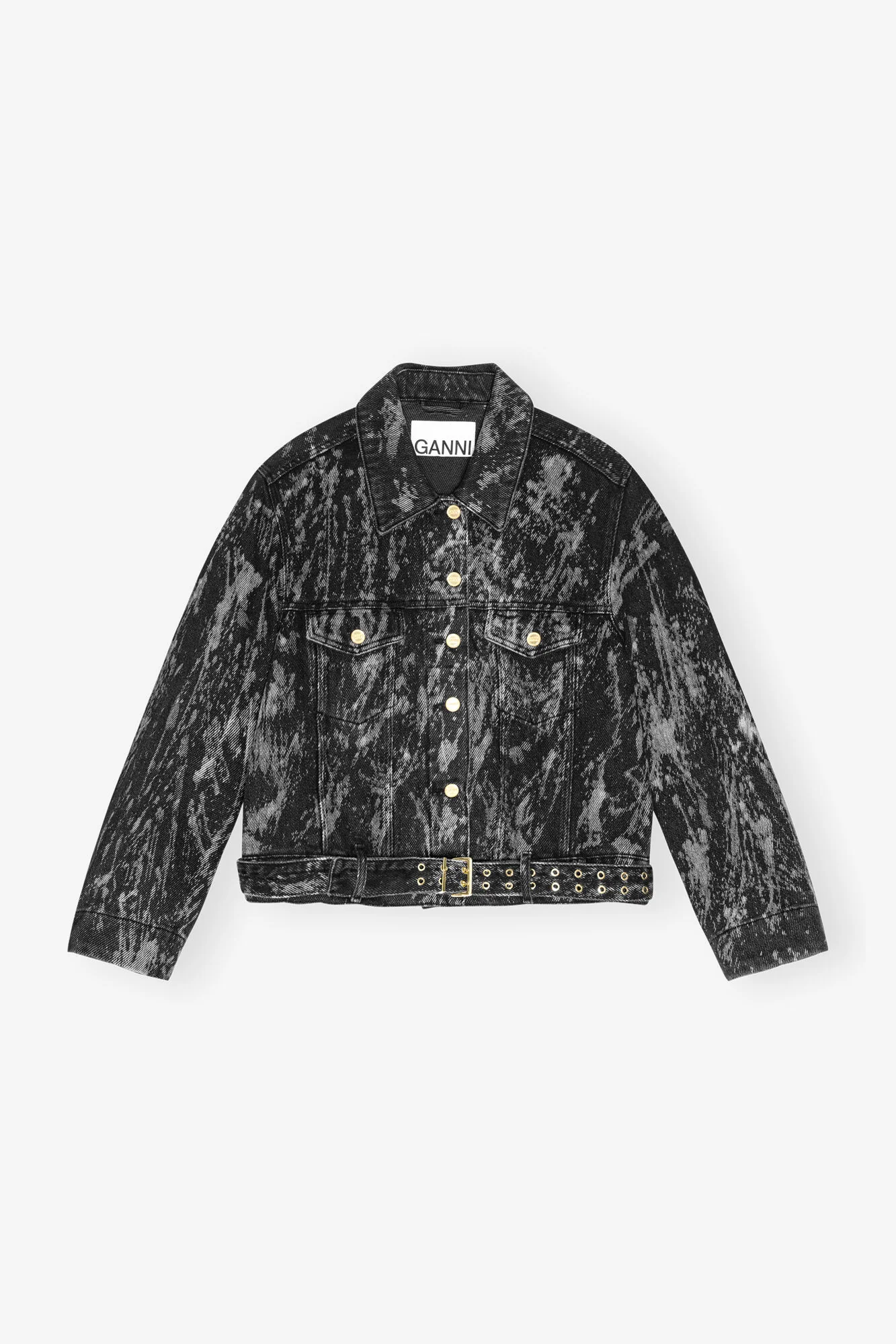 Chaqueta Heavy En Denim Belted - Image 5
